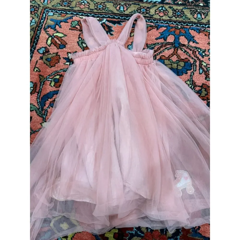 Lola and the Boys Summer Spring Easter Girls Dress 7 8 Tulle Party Birthday - Picture 3 of 8